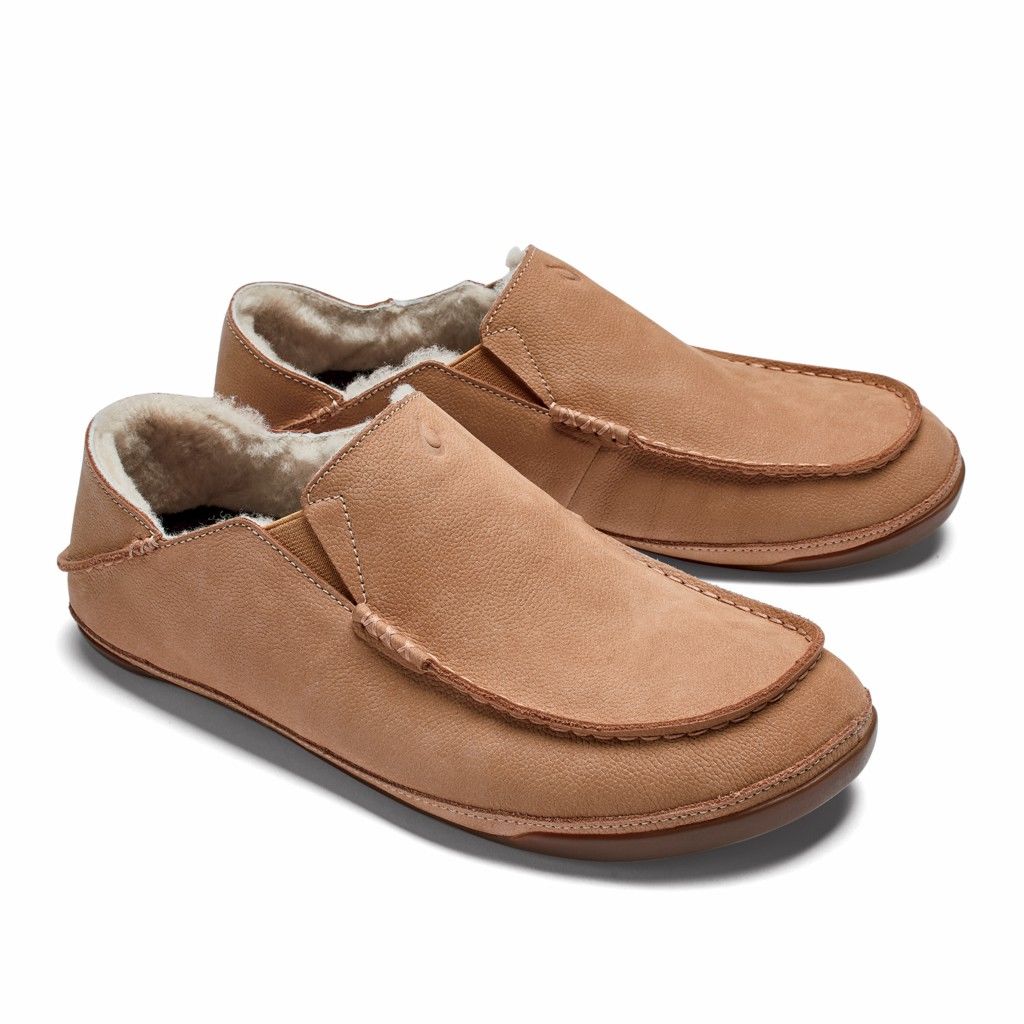 Olukai Men's Kipuka Hulu Slipper - Natural US821-059